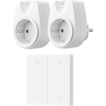 DEWENWILS Prese senza fili con telecomando, 16 A 3680 W, set