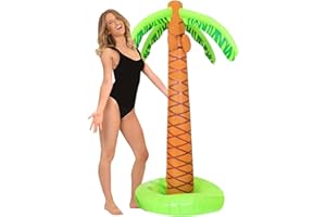 I LOVE FANCY DRESS ILOVEFANCYDRESS Palmera Inflable DE 160CM Fiestas DE Piscina O Fiestas DE Verano (6 Unidades)