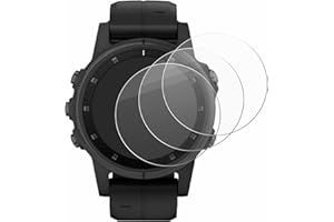 brotect Pellicola Protettiva Vetro per Garmin Fenix 5S Plus (42 mm) Protezione Schermo (3 Pezzi) [Durezza Estrema 9H, Chiaro]