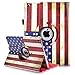 Price comparison product image Case for Apple iPad Air 1st Edition (NOT for 2nd), 360 Smart Cover Auto Wake/Sleep, USA Flag