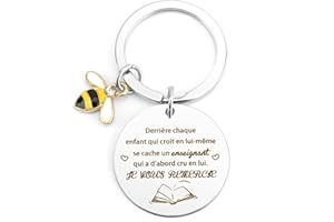 HISXIERNG Cadeaux Maitresse D'école Cadeau Maitresse d Ecole Cadeau Fin D'année Maitresse Cadeau Fin d Année Maitresse Idée Cadeau Maitresse Cadeau Maître Cadeau Remerciement Cadeau Maître D'école Fin D'année