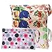 KF Baby Waterproof Cloth Diaper Travel Wet Dry Bag, Small Large Combo, Set of 3