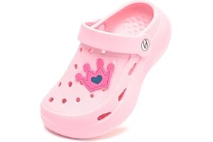 HOBIBEAR Enfants Sabots Classiques Chaussures de Jardin Filles Garçons Sandales de Plage