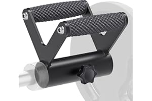 SELEWARE Mocowanie uchwytu V Bar Landmine do sztangi 5 cm, solidna podwójna rączka D, mocowanie w kształcie litery T z antypoślizgowym gumowym uchwytem, pasuje do sztangi olimpijskich 5 cm