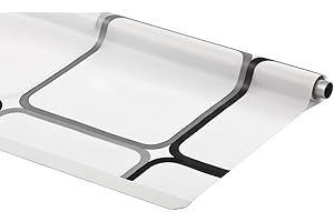 KS Handel 24 ERSATZROLLE HALB-Kassetten DUSCHROLLO ALLE Designs 7 Breiten EINFACHER WECHSEL (80x240 cm, Quadro)