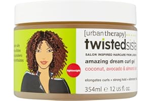 Twisted Sista Amazing Dream Curls Cream Gel with Coconut, Avocado and Almonds Oils, 354ml