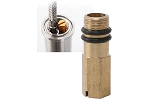 HOHOVYVY tapones ciegos de latón M10 para grifo de agua fría y caliente, tapas flexibles para tubos