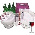 WineBuddy Cabernet Sauvignon Complete Home Brew Starter Kit with Green Glass Wine Bottles and Brewing Sugar