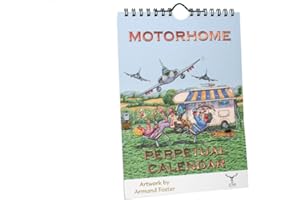 STAG GALLERY Motorhome Humour Cartoon Funny Perpetual Calendar for Birthdays & Anniversaries by Armand Foster