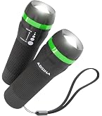 SuperFire 2 Torce LED Ricaricabili USB, 700 Lumen, Impermeabili, 4 Modalità (Alta/Bassa/Strobo/SOS) Per Campeggio