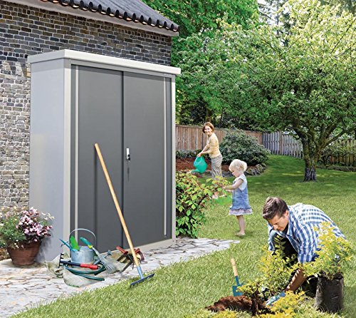 Gartenschrank Geräteschrank Trimetals Guardian 172x90x187cm grau/anthr - 3