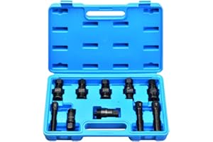 Zoomtools Universal 10 Pcs Motorcycle Flywheel Puller Tool Set for Motorcycle Dirt Bike ATV Compatible with Yamaha Kawasaki Honda Suzuki