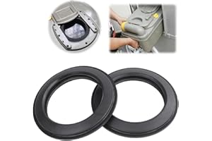 KRYOLITHM Guarnizione WC RV per Thetford C200 C250 C260 C400 C2 C3 C4, guarnizione in gomma per camper WC con guarnizione scorrevole, impermeabile, per WC Thetford, confezione da 2