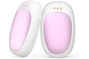 Wasuka Hand Warmers Rechargeable 2 Pack, Electric Handwarmers Reusable Portable USB Pocket Warmer, Long Lasting Hand Heater for Camping Hiking Hunting Ideal Warm Gift for Women Men