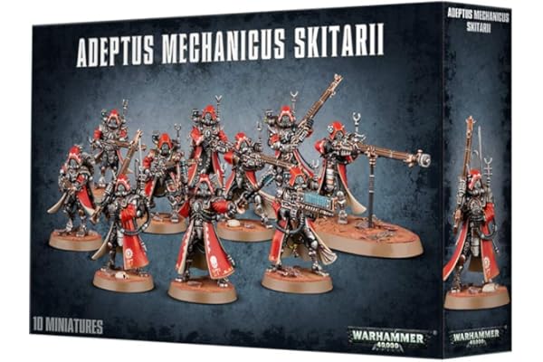 Warhammer 40k+-+Adeptus+Mechanicus+Skitarii+Rangers+%2F+Vanguard, Noir