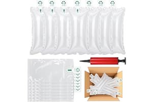DONQTWAY 100 Stück Luftpolster, Verpackungschips, Luftkissen Verpackungsmaterial, Luftpolsterkissen, Lufttaschen Füllmaterial, Polstermaterial für Versand, Transportverpackung, Stoßdämpfend