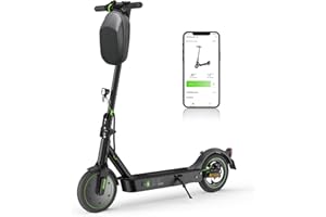 E Scooter mit Straßenzulassung, 30km Reichweite, 8,5 Zoll Wabenreifen Elektroroller 120kg Traglast, 20km/h | Stoßdämpfung des