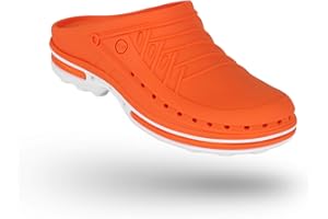 WOCK Clog sin Tira y con Plantilla Steri-Tech, Zueco Sanitario de Trabajo Mujer e Hombre - Esterilizable, Antiestático, Transpirable e Antideslizante