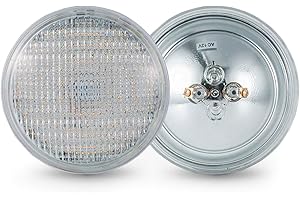 Todoeléctrico Bombilla Piscina LED Sumergible PAR56 35W 12V 6000K para empotrar Lámpara de luz subacuática para piscina, Luz blanca impermeable para estanque de piscina interior al aire libre