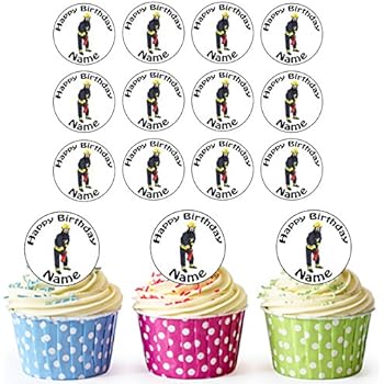 Napravi Rs Accessoires De Decoration De Gateau Loisirs Creatifs Cercles Pompier 24 Personnalise Comestible Pour Cupcakes Decorations De Gateau Danniversaire Facile Predecoupee