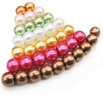 BEEFLYING 100 Stück Mondglasperlen – 14x9 Mm, 10 Farben, Für Schmuckherstellung, Armbänder & Halsketten
