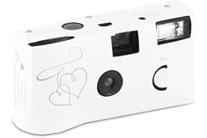 Weddingstar Disposable Camera with Flash - Silver Enchanted Hearts, Model: 5507-77