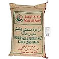 Wadi Al Aseel Indian Sella Basmati Rice Extra Long Grain 20 Kg
