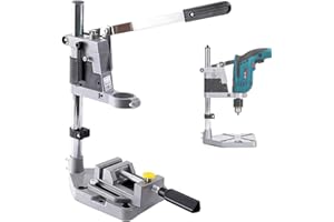 SXKBYQ Colonne de support de Perceuse Réglable avec Mâchoires Plates, Support à Outils Robuste pour Perceuse - Diamètre de Serrage de 43 mm pour un Perçage Précis