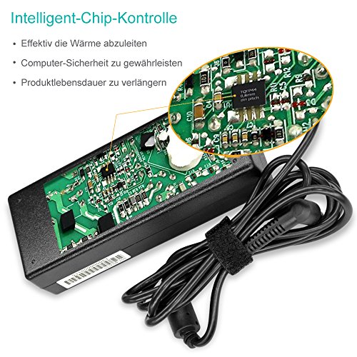 Delippo® 65W 19V 3.42A Laptop AC Adapter Ladegerät für Asus K40ab N20a X552ea Vx239h Mx239g Toshiba T130 Lenovo U350 V350 E255 E41 S300(5.5*2.5mm)[ 26 Monate Garantie] - 5