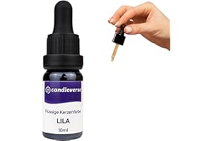 Candleverse Premium Flüssige Kerzenfarbe Lila | Hochkonzentrierte Farbe für DIY Kerzenherstellung | 10ml Flasche