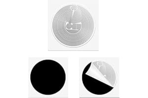 SANPOPO 20pcs NFC Tag, Black NFC 215 Tags Programmable NTAG215 Chip （25mm）,Identification Badges, 504 Bytes Memory for Android iPhone and All NFC Enabled Devices