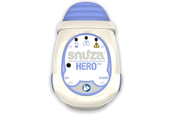 Snuza Hero MD Baby Monitor - Avec fonction alarme et notification - Sans fil et portable - Moniteur bébé pour un sommeil plus paisible pour votre bébé