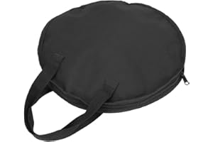 ODORKLE Portable 14 Inch Dumb Drum Practice Pad Bag with Rust-Proof Zipper Pulls, Compact & Lightweight for Storing Snare Drum Stand, Music Book Clip