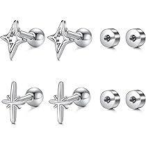 20 Piercing Labret Trasparenti - Acrilico, 16G, Pallina 3mm, Per Labro, Trago, Helix, Discrezione E Comfort - Foto 9