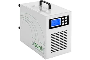 Ulsonix AIRCLEAN 20G Générateur d'ozone Industrielle (20.000 mg par heure, 170 W, Minuterie, Télécommande incluse) Blanc