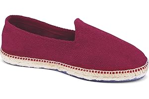 weltenmann Corralejo – Espadrillas Slip-on a Colore in Cotone con Borsa di Stoffa, 41-46, Handmade in Spain