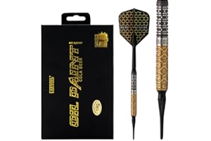 ‎CUESOUL CUESOUL Soft Tip 90% Tungsten Dart Set mit Ölfarbe Finish und ROST Flights
