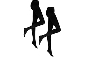 ORIGINAL BASICS 2 Pack Damen Thermo Strumpfhose mit Fleece