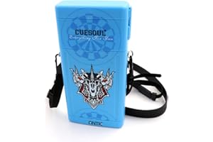 CUESOUL Estuche de dardo Duro Antideslizante, Contiene 6 Dardos con Punta de Acero/Dardos de Punta Suave y Puntas de Dardos adicionales, Ejes y vuelos, Uso Duradero