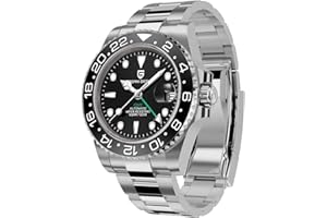 Pagani Design 1662 Herren Automatik GMT Mechanisch Edelstahl 40MM Uhr Saphirglas Wasserdicht Leuchtend Mode Business Herrenuhr