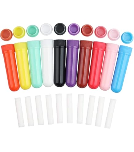 Kit Ricambio Stoppini Per Inalatori Nasali Kare & Kind | 50 Stoppini Cotone, 78 Adesivi, 2 Contagocce - Per Oli Essenziali - Foto 11