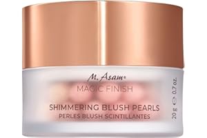 ‎M. ASAM M. Asam MAGIC FINISH Shimmering Blush Pearls (20 g) - Kompakte Blush-Perlen in drei Farbnuancen für einen rosigen Teint - Dezenter rosiger Schimmer für einen natürlichen Glow, Vegan