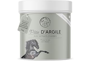 Annimally Argile pour Chevaux 2 kg - Pâte d'argile pour Chevaux avec des extraits de Plantes précieux pour la détente et Le soulagement des Muscles