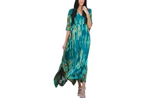 Orshoy Women Kaftan Dress Free Size Caftans Long Tunic Kimono Maxi Everyday Beach Cover Ups Loungewear