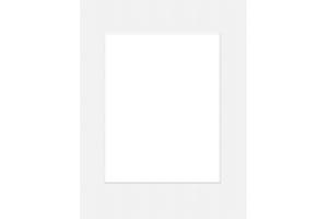 DEHA DESIGN DEHA Picture Mount White 30x40cm to fit Image Size A4, 21x29.7cm, Acid-Free and Protective