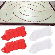 120 Barrières De Route Pour Piste RC Drift - En Plastique, Rouge Et Blanc, Mini Blocs Pour Voitures Télécommandées, Parcours De Course - 6