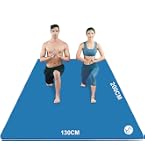 Tappetino Da Yoga In Sughero Naturale XXL – Antiscivolo, Spesso 6 Mm, Con Bande Di Resistenza E Custodia