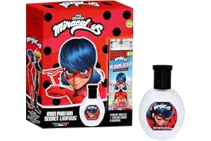 CHRISTINE ARBEL MIRACULOUS Ladybug Coffret parfum enfant fille eau de toilette 30ml + 1 brume parfumée 100ml senteur fruitée-florale Fabriqué en France