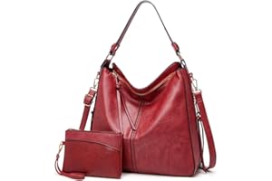 Lifetooler Handbag Set Large Leather Bag Shoulder Bag Hobo Bags Women's Purse Gifts for Women