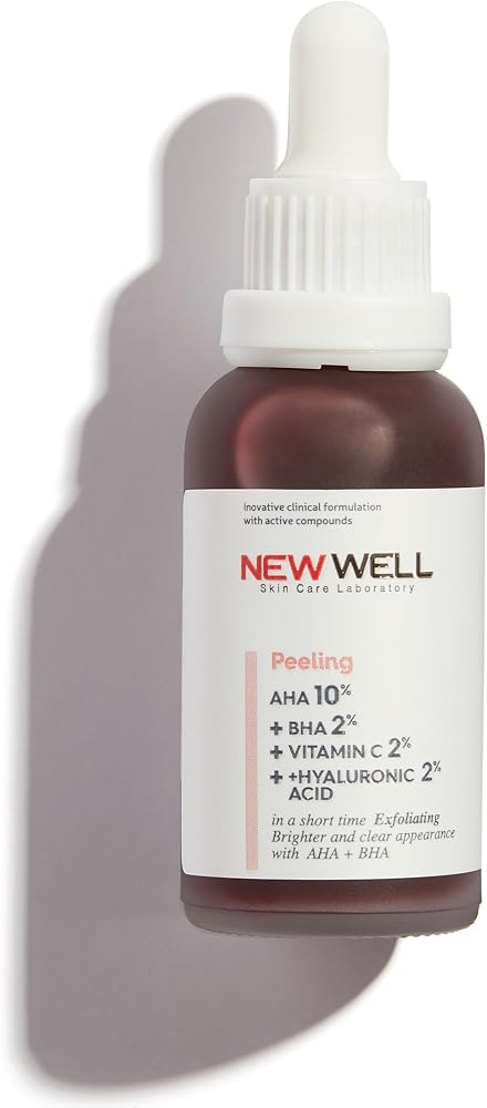 New Well Aha & Bha Canlandırıcı & Cilt Tonu Eşitleyici Kırmızı Peeling Cilt Serumu 30 ml